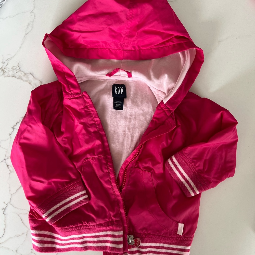 Rain jacket, toddler 12-18 month girl